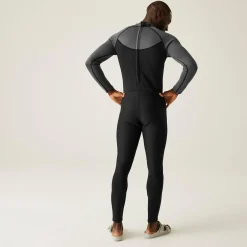 Men's Full 2mm Wetsuit | Black Dark Grey White