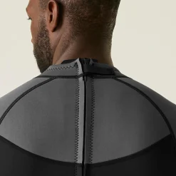 Men's Full 2mm Wetsuit | Black Dark Grey White