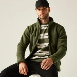 Men's Garrian II Full Zip Fleece | Dark Khaki