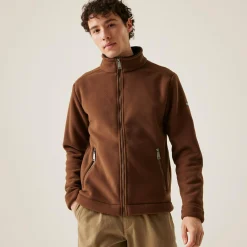 Men's Garrian II Full Zip Fleece | Dark Brown Black
