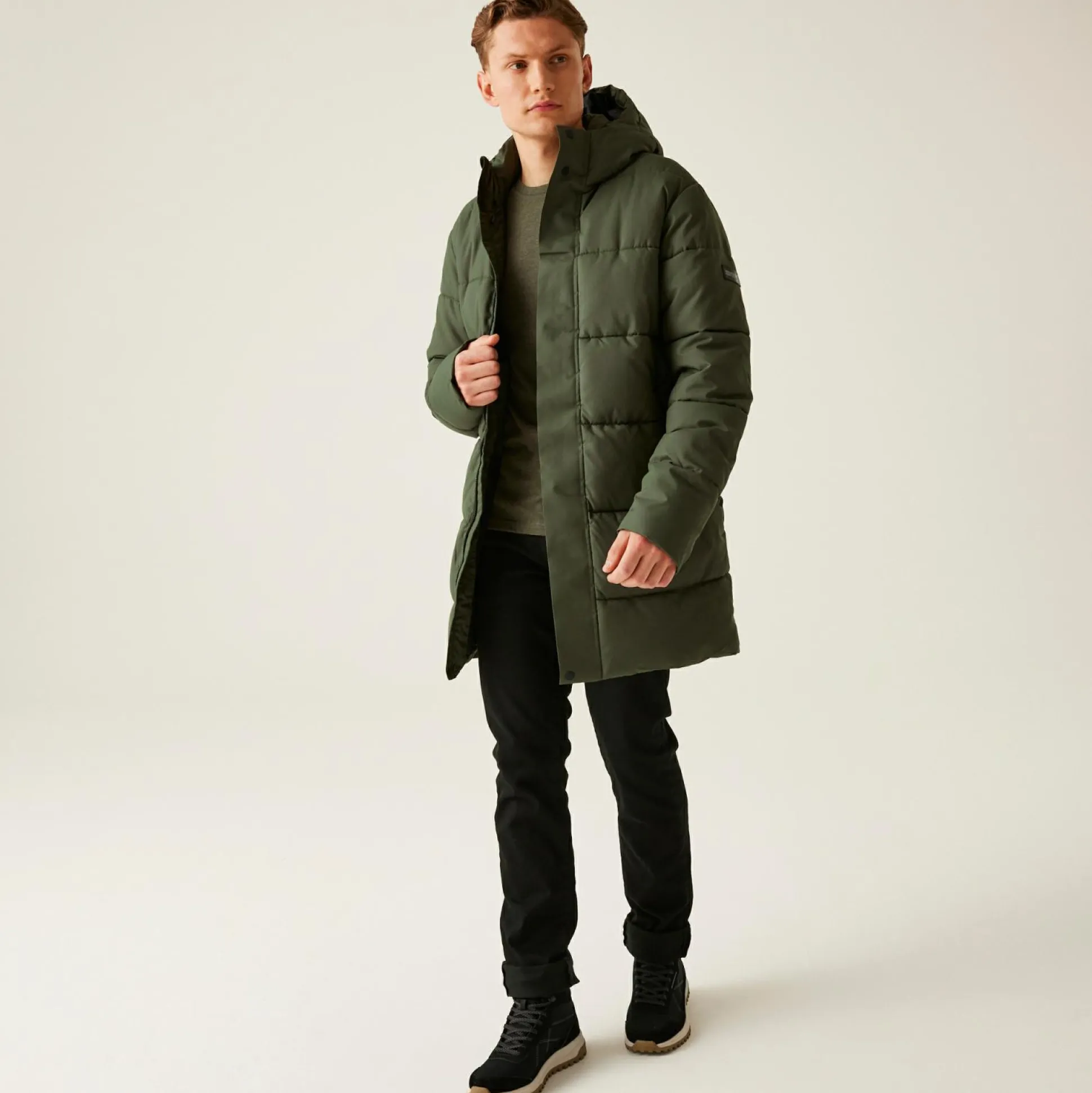 Men's Hayleyn Padded Jacket | Dark Khaki