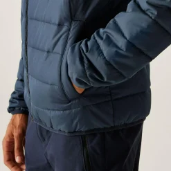 Men's Helfa Insulated Quilted Jacket | Navy Blue