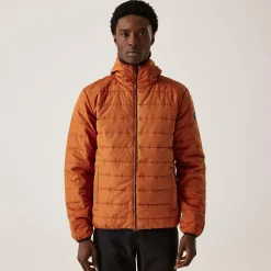 Men's Helfa Insulated Quilted Jacket | Burnt Copper