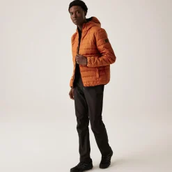Men's Helfa Insulated Quilted Jacket | Burnt Copper
