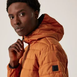Men's Helfa Insulated Quilted Jacket | Burnt Copper