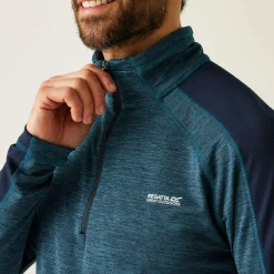 Men's Hepley Half Zip Fleece | Navy Blue