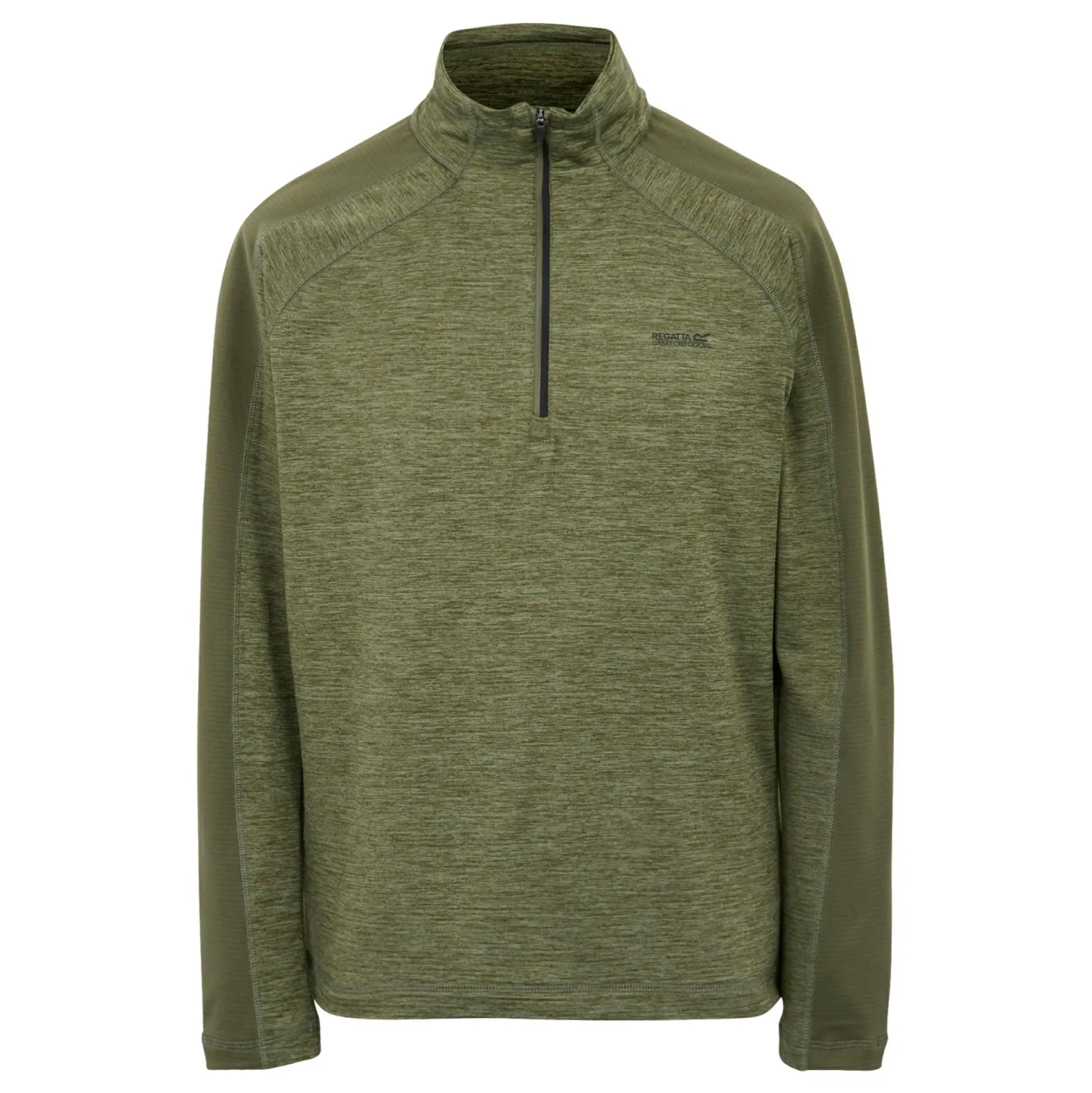 Men's Hepley Half Zip Fleece | Green