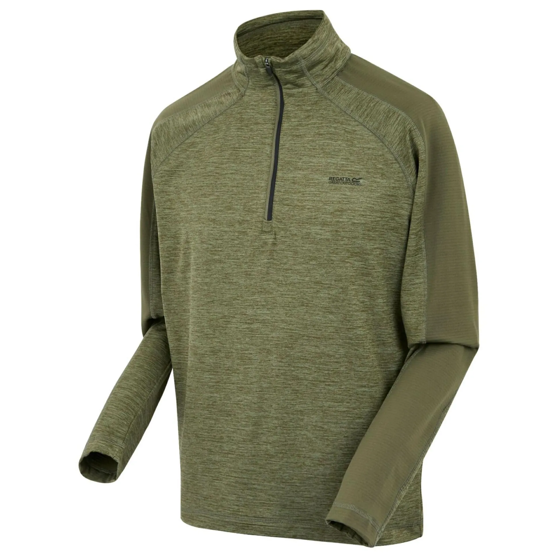 Men's Hepley Half Zip Fleece | Green