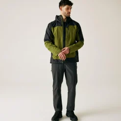 Men's Highton IV Stretch Waterproof Jacket | Nephrite Green Ash