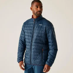 Men's Hillpack II Insulated Jacket | Moonlight Denim Tangerine Tango