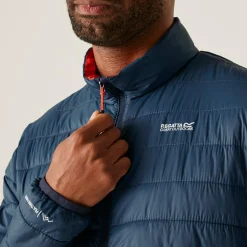 Men's Hillpack II Insulated Jacket | Moonlight Denim Tangerine Tango