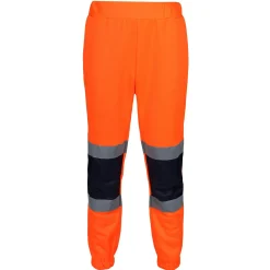 Men's Hi-Vis Joggers | Orange Navy