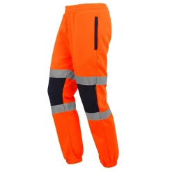 Men's Hi-Vis Joggers | Orange Navy