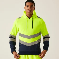 Men's Hi-Vis Overhead Hoodie | Yellow
