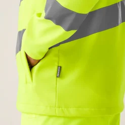 Men's Hi-Vis Pro Contract Ablaze 2 Layer Softshell Jacket | Yellow