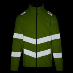 Men's Hi-Vis Pro Contract Ablaze 2 Layer Softshell Jacket | Yellow