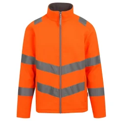 Men's Hi-Vis Pro Contract Ablaze 2 Layer Softshell Jacket | Orange