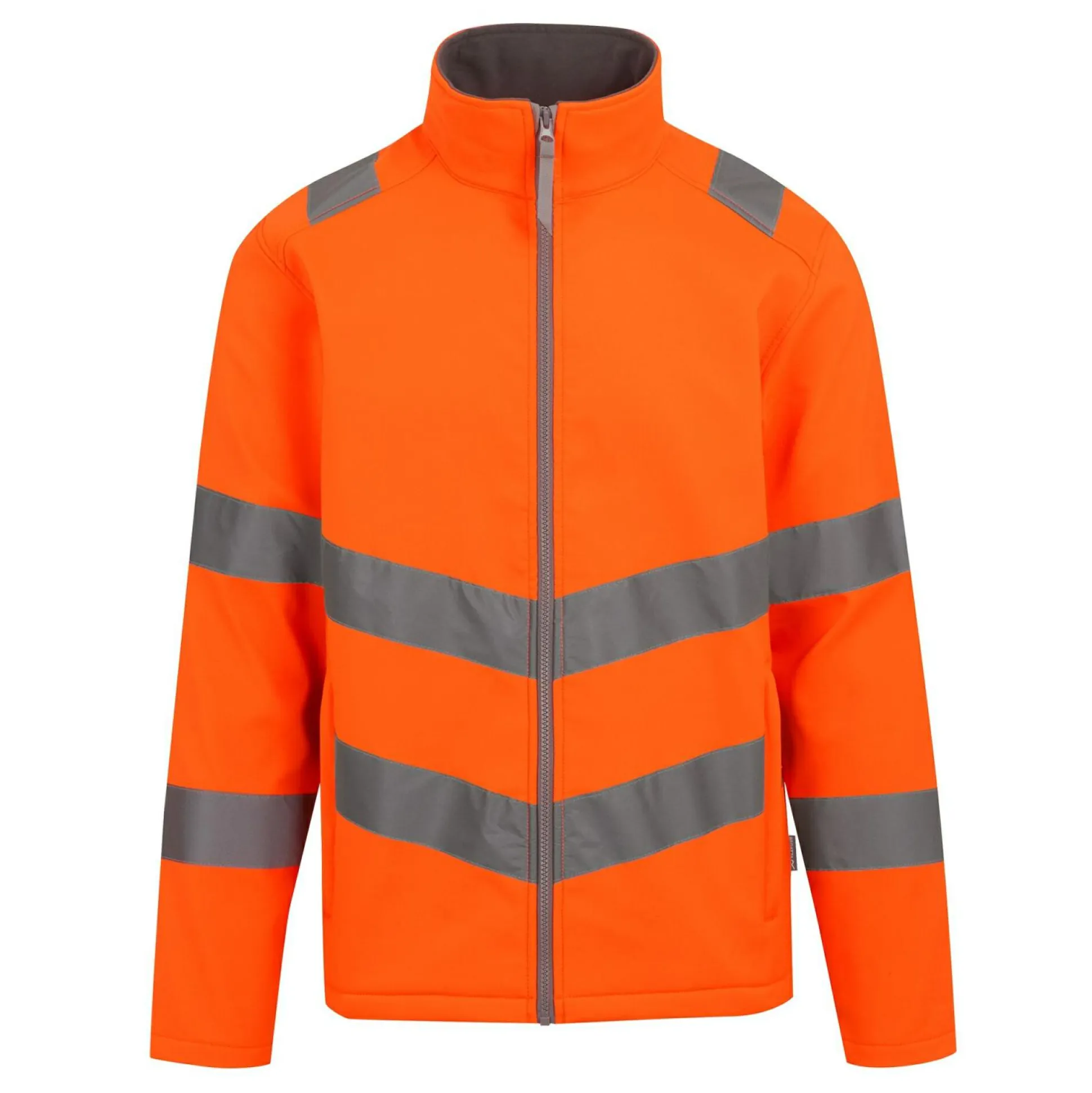 Men's Hi-Vis Pro Contract Ablaze 2 Layer Softshell Jacket | Orange