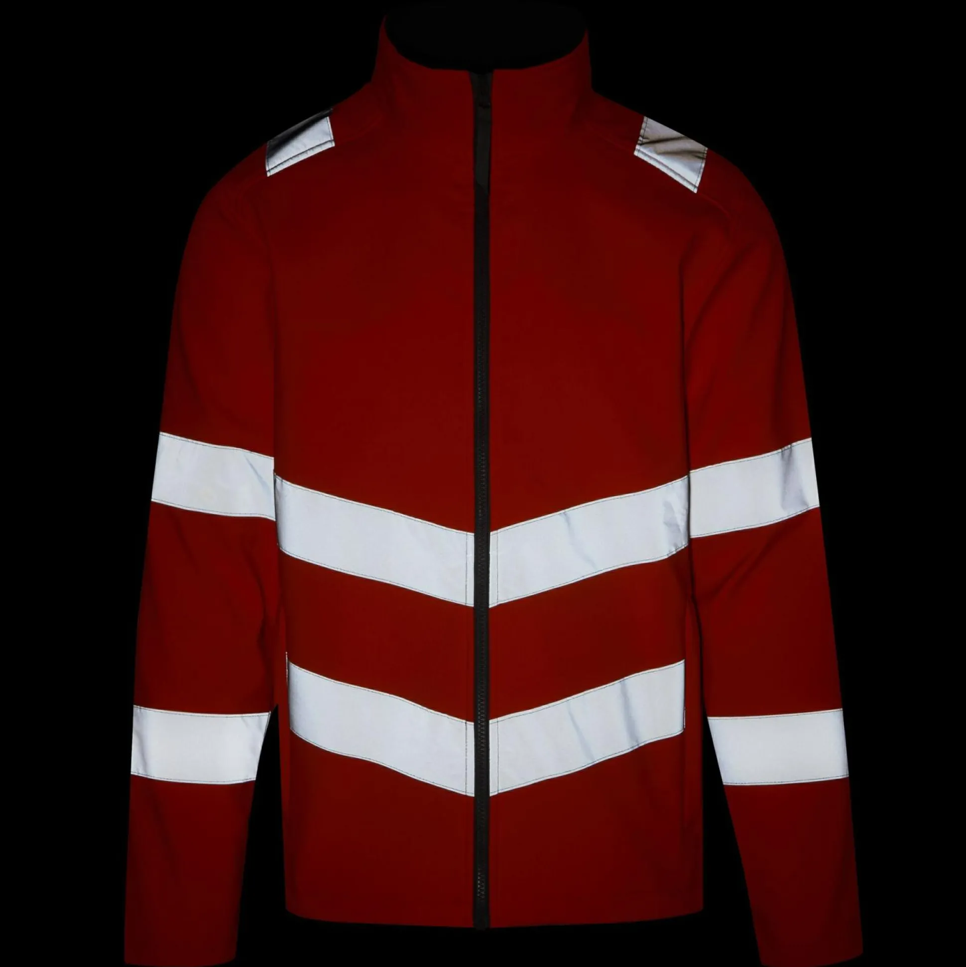 Men's Hi-Vis Pro Contract Ablaze 2 Layer Softshell Jacket | Orange