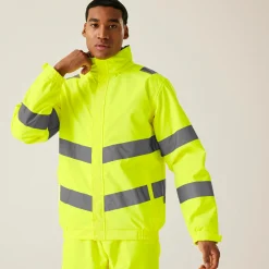 Men's Hi-Vis Pro Contract Dover Jacket | Yellow