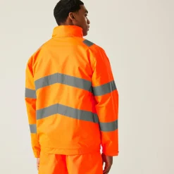 Men's Hi-Vis Pro Contract Dover Jacket | Orange