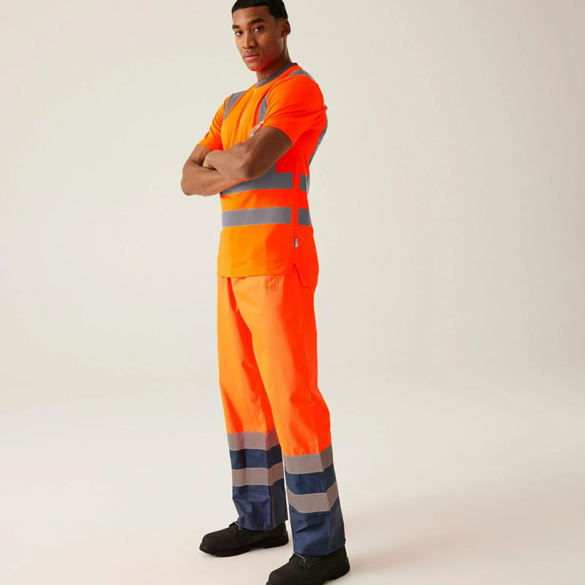 Men's Hi-Vis Pro Contract T-Shirt | Orange