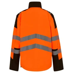 Men's Hi-Vis X PRO 3 Layer Softshell Jacket - Class 2 | Black Orange
