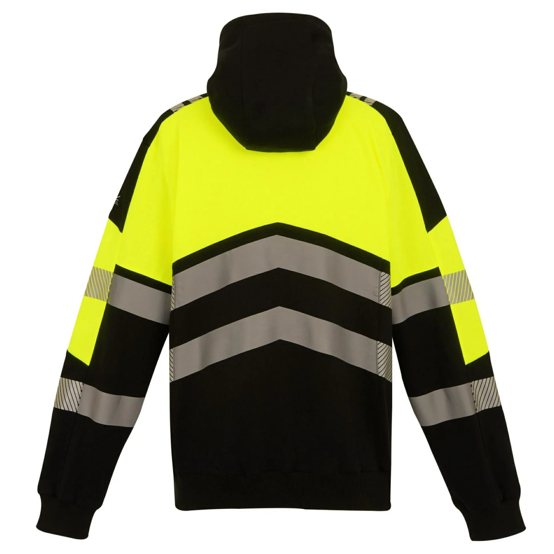 Men's Hi-Vis X Pro Hoodie - Class 2 | Black Yellow