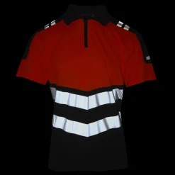 Men's Hi-Vis X-Pro Polo - Class 1 | Black Orange