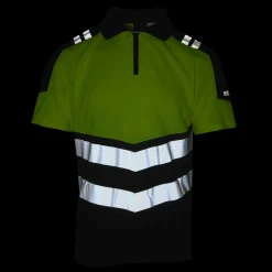 Men's Hi-Vis X-Pro Polo - Class 1 | Black Yellow