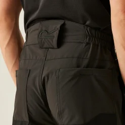 Men's Hi-Vis X-Pro Stretch Holster Trousers - Class 1 | Black Orange