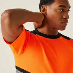 Men's Hi-Vis X-Pro T-shirt - Class 1 | Black Orange