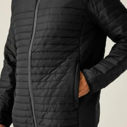Men's H/M Insulated Hooded Jacket | Black