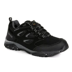 Men's Holcombe Waterproof Low Walking Shoes | Black Granite