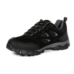 Men's Holcombe Waterproof Low Walking Shoes | Black Granite