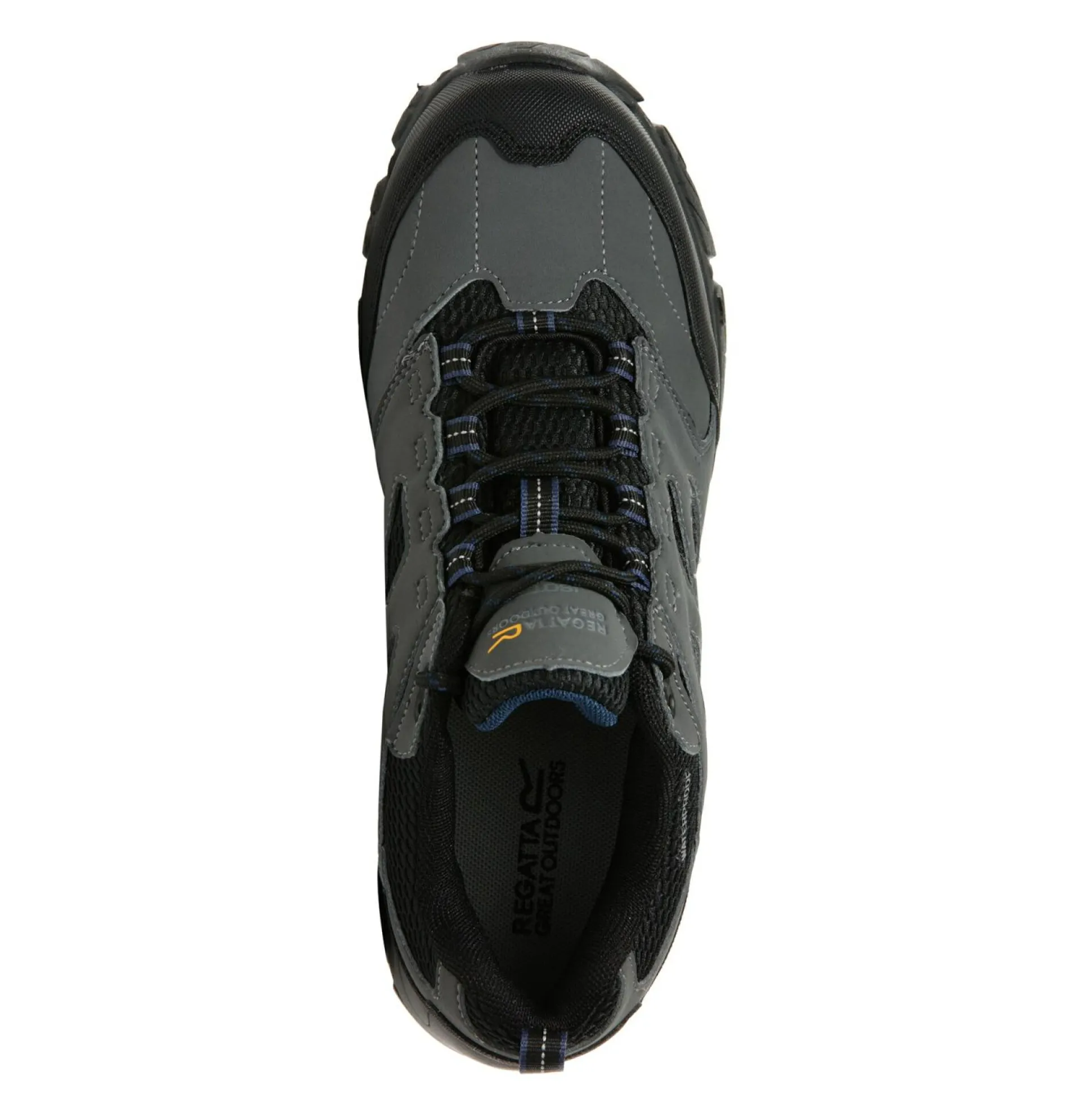 Men's Holcombe Waterproof Low Walking Shoes | Granite Dark Denim