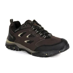 Men's Holcombe Waterproof Low Walking Shoes | Peat Gold Fawn