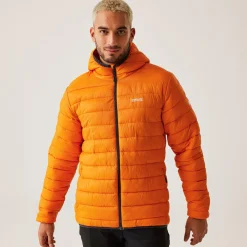Men's Hooded Marizion Padded Jacket | Orange Pepper