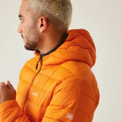 Men's Hooded Marizion Padded Jacket | Orange Pepper