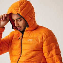 Men's Hooded Marizion Padded Jacket | Orange Pepper