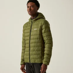 Men's Hooded Marizion Padded Jacket | Nephrite Green Black