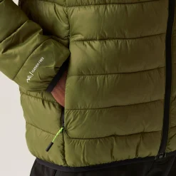 Men's Hooded Marizion Padded Jacket | Nephrite Green Black