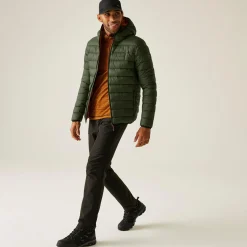 Men's Hooded Marizion Padded Jacket | Olive Green