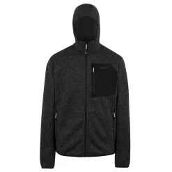 Men's Hooded Newhill Full Zip Fleece | Ash Grey