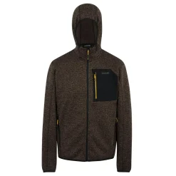 Men's Hooded Newhill Full Zip Fleece | Brown