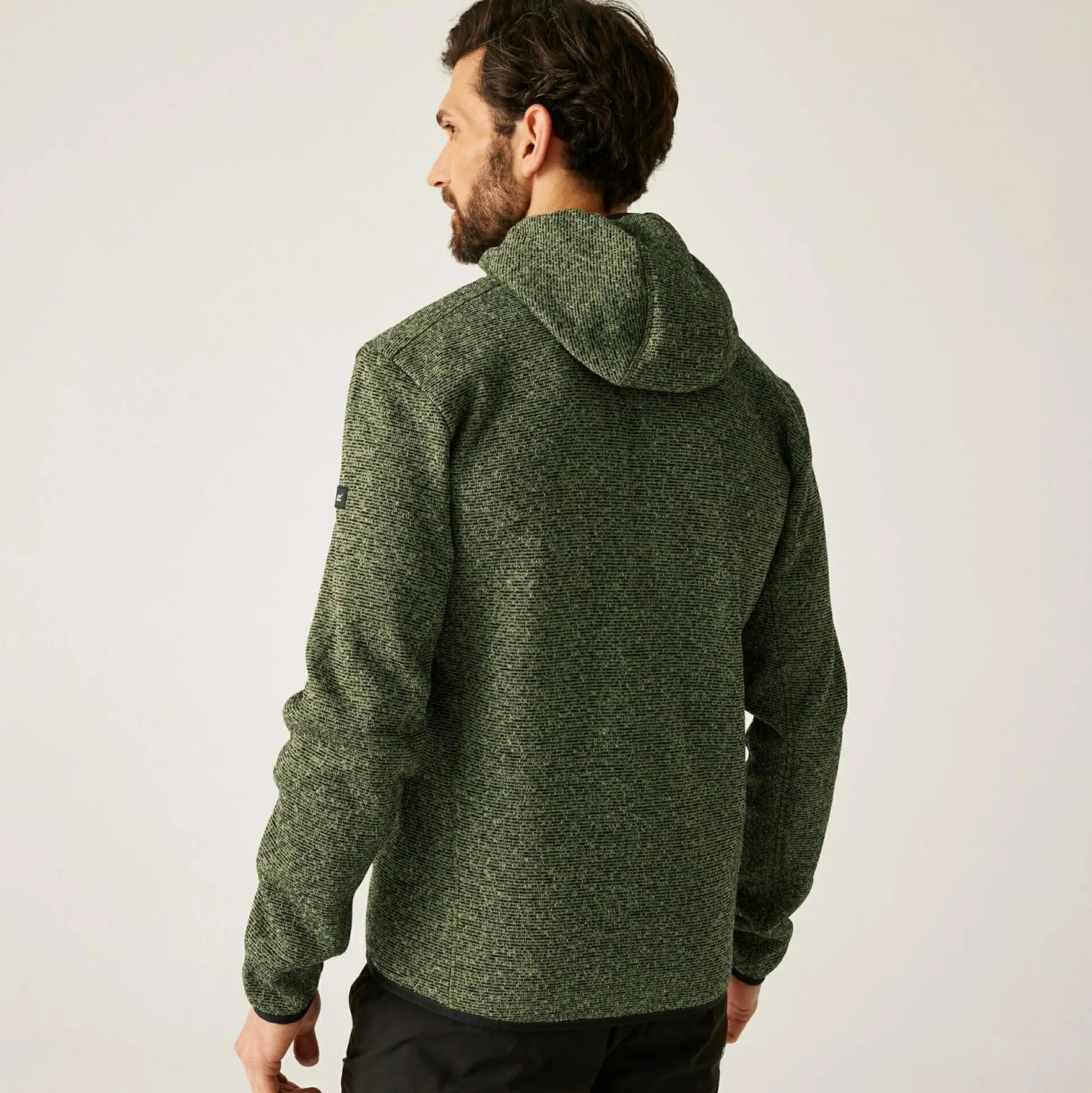 Men's Hooded Newhill Full Zip Fleece | Green