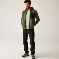 Men's Hooded Newhill Full Zip Fleece | Green