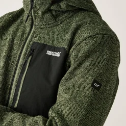 Men's Hooded Newhill Full Zip Fleece | Green