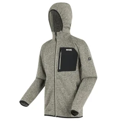 Men's Hooded Newhill Full Zip Fleece | Beige