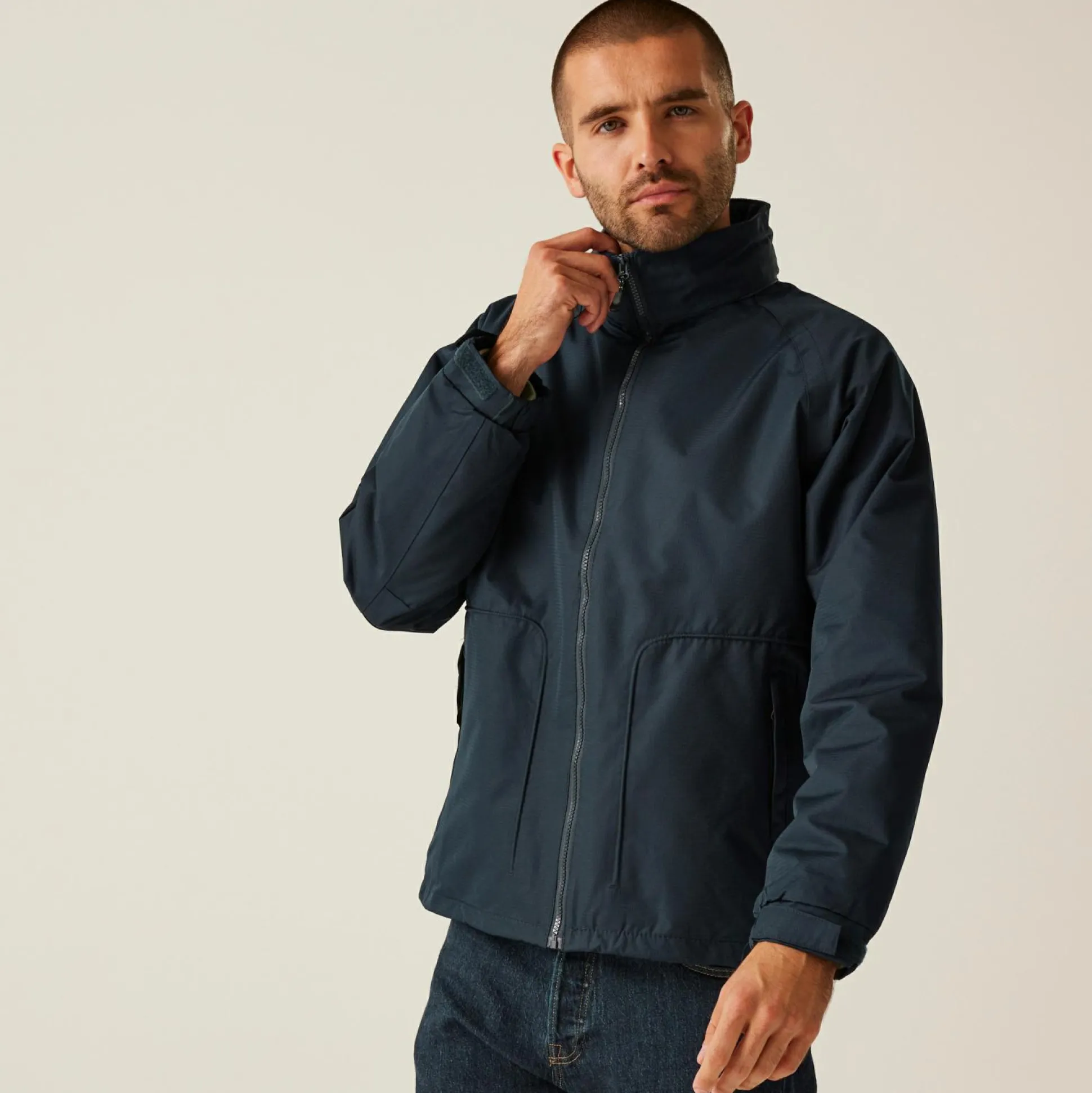 Men's Hudson Fleece Lined Waterproof Insulated Jacket | Navy